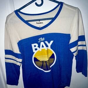 Fanatics Blue and Cream Short Sleeve Tee